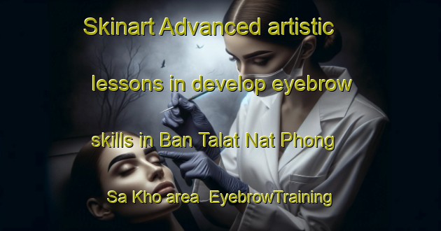 Skinart Advanced artistic lessons in develop eyebrow skills in Ban Talat Nat Phong Sa Kho area | EyebrowTraining | EyebrowClasses | SkinartTraining-Thailand
