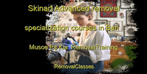 Skinart Advanced removal specialization courses in Ban Musoe Pa Kia | RemovalTraining | RemovalClasses | SkinartTraining-Thailand