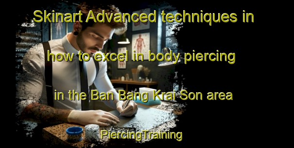 Skinart Advanced techniques in how to excel in body piercing in the Ban Bang Krai Son area | PiercingTraining | PiercingClasses | SkinartTraining-Thailand
