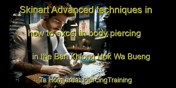 Skinart Advanced techniques in how to excel in body piercing in the Ban Khlong Hok Wa Bueng Ta Hom area | PiercingTraining | PiercingClasses | SkinartTraining-Thailand