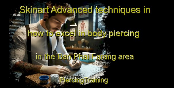 Skinart Advanced techniques in how to excel in body piercing in the Ban Phai Farang area | PiercingTraining | PiercingClasses | SkinartTraining-Thailand