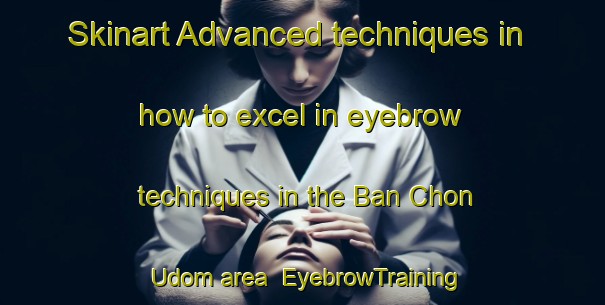 Skinart Advanced techniques in how to excel in eyebrow techniques in the Ban Chon Udom area | EyebrowTraining | EyebrowClasses | SkinartTraining-Thailand