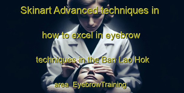 Skinart Advanced techniques in how to excel in eyebrow techniques in the Ban Lao Hok area | EyebrowTraining | EyebrowClasses | SkinartTraining-Thailand