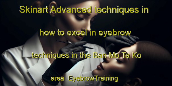 Skinart Advanced techniques in how to excel in eyebrow techniques in the Ban Mo Ta Ko area | EyebrowTraining | EyebrowClasses | SkinartTraining-Thailand