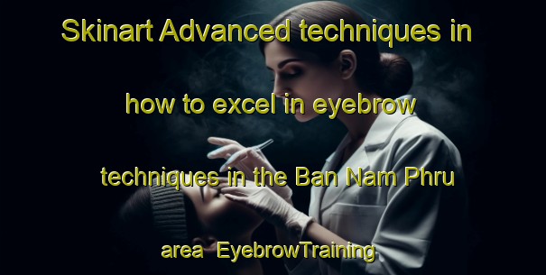 Skinart Advanced techniques in how to excel in eyebrow techniques in the Ban Nam Phru area | EyebrowTraining | EyebrowClasses | SkinartTraining-Thailand