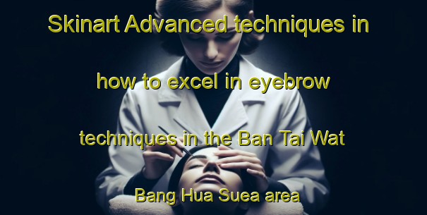 Skinart Advanced techniques in how to excel in eyebrow techniques in the Ban Tai Wat Bang Hua Suea area | EyebrowTraining | EyebrowClasses | SkinartTraining-Thailand