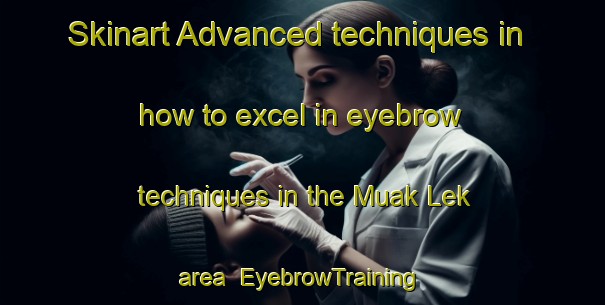 Skinart Advanced techniques in how to excel in eyebrow techniques in the Muak Lek area | EyebrowTraining | EyebrowClasses | SkinartTraining-Thailand