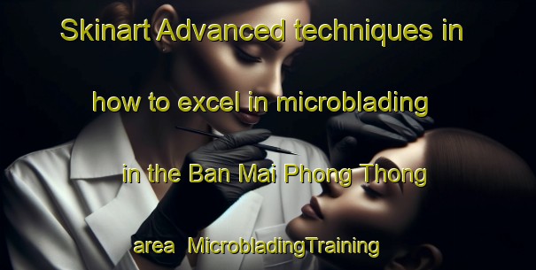 Skinart Advanced techniques in how to excel in microblading in the Ban Mai Phong Thong area | MicrobladingTraining | MicrobladingClasses | SkinartTraining-Thailand