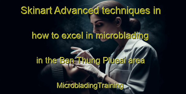 Skinart Advanced techniques in how to excel in microblading in the Ban Thung Plueai area | MicrobladingTraining | MicrobladingClasses | SkinartTraining-Thailand