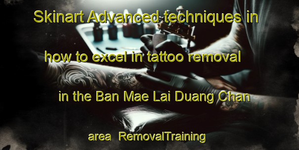Skinart Advanced techniques in how to excel in tattoo removal in the Ban Mae Lai Duang Chan area | RemovalTraining | RemovalClasses | SkinartTraining-Thailand