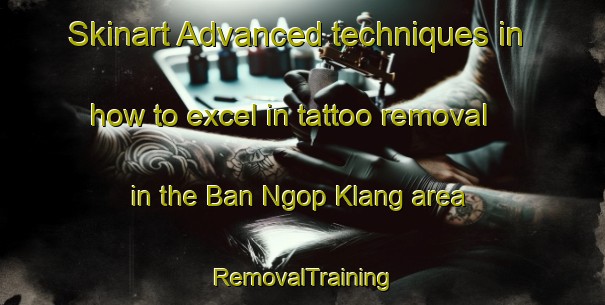 Skinart Advanced techniques in how to excel in tattoo removal in the Ban Ngop Klang area | RemovalTraining | RemovalClasses | SkinartTraining-Thailand