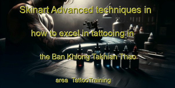 Skinart Advanced techniques in how to excel in tattooing in the Ban Khlong Takhian Thao area | TattooTraining | TattooClasses | SkinartTraining-Thailand