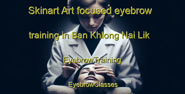 Skinart Art-focused eyebrow training in Ban Khlong Nai Lik | EyebrowTraining | EyebrowClasses | SkinartTraining-Thailand