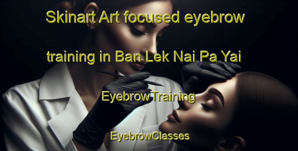 Skinart Art-focused eyebrow training in Ban Lek Nai Pa Yai | EyebrowTraining | EyebrowClasses | SkinartTraining-Thailand