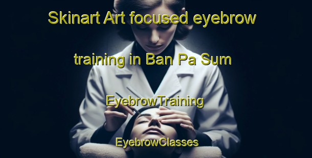 Skinart Art-focused eyebrow training in Ban Pa Sum | EyebrowTraining | EyebrowClasses | SkinartTraining-Thailand