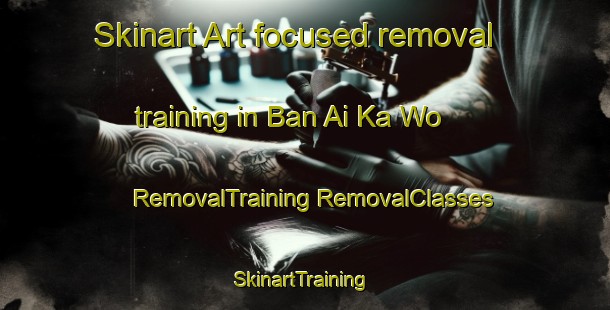 Skinart Art-focused removal training in Ban Ai Ka Wo | #RemovalTraining #RemovalClasses #SkinartTraining-Thailand