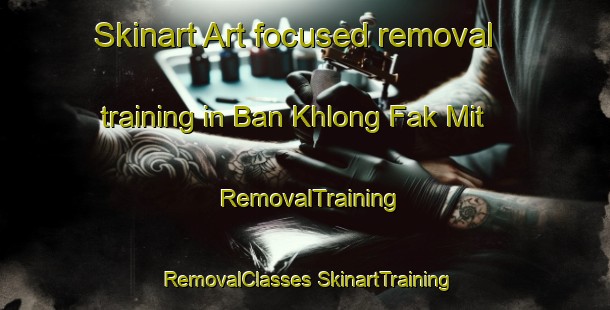 Skinart Art-focused removal training in Ban Khlong Fak Mit | #RemovalTraining #RemovalClasses #SkinartTraining-Thailand