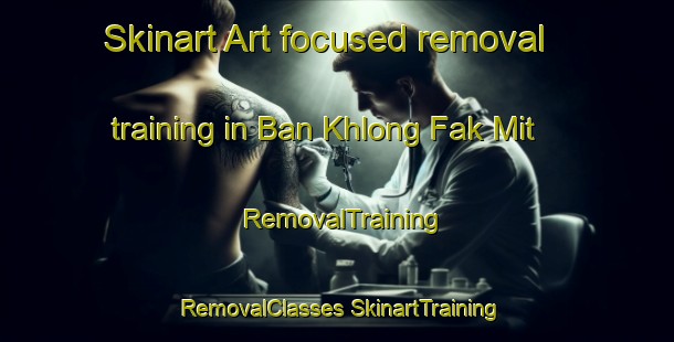 Skinart Art-focused removal training in Ban Khlong Fak Mit | #RemovalTraining #RemovalClasses #SkinartTraining-Thailand