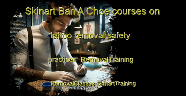 Skinart Ban A Choe courses on tattoo removal safety practices | #RemovalTraining #RemovalClasses #SkinartTraining-Thailand