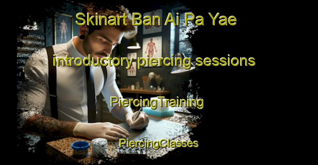 Skinart Ban Ai Pa Yae introductory piercing sessions | #PiercingTraining #PiercingClasses #SkinartTraining-Thailand