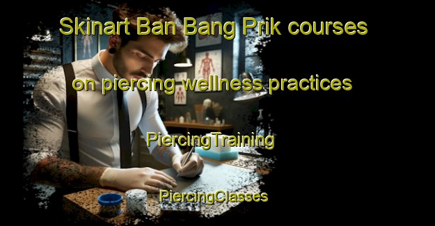 Skinart Ban Bang Prik courses on piercing wellness practices | PiercingTraining | PiercingClasses | SkinartTraining-Thailand