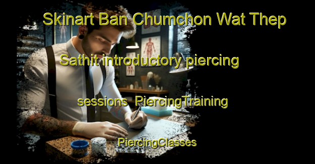 Skinart Ban Chumchon Wat Thep Sathit introductory piercing sessions | #PiercingTraining #PiercingClasses #SkinartTraining-Thailand