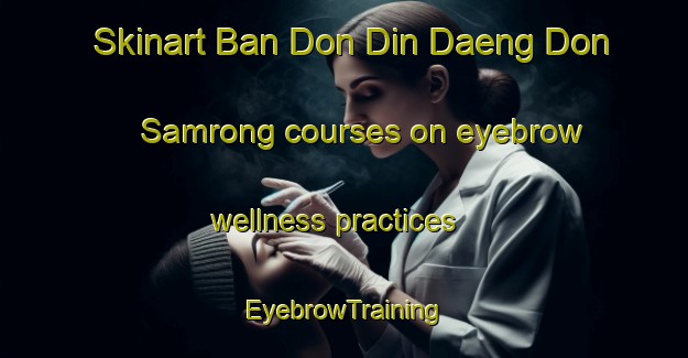 Skinart Ban Don Din Daeng Don Samrong courses on eyebrow wellness practices | EyebrowTraining | EyebrowClasses | SkinartTraining-Thailand