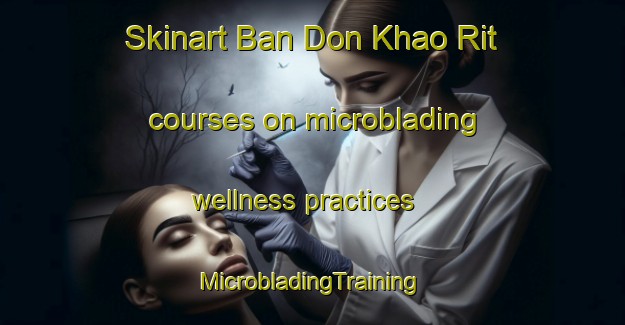 Skinart Ban Don Khao Rit courses on microblading wellness practices | #MicrobladingTraining #MicrobladingClasses #SkinartTraining-Thailand