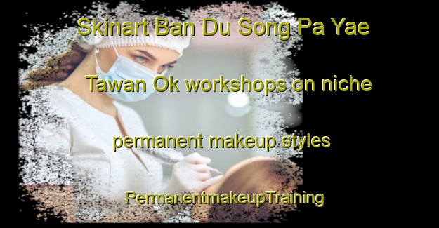 Skinart Ban Du Song Pa Yae Tawan Ok workshops on niche permanent makeup styles | PermanentmakeupTraining | PermanentmakeupClasses | SkinartTraining-Thailand