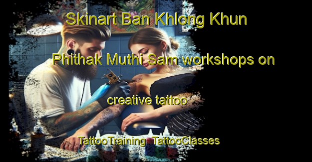 Skinart Ban Khlong Khun Phithak Muthi Sam workshops on creative tattoo | TattooTraining | TattooClasses | SkinartTraining-Thailand