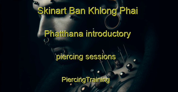 Skinart Ban Khlong Phai Phatthana introductory piercing sessions | PiercingTraining | PiercingClasses | SkinartTraining-Thailand
