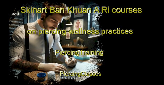 Skinart Ban Khuan A Ri courses on piercing wellness practices | PiercingTraining | PiercingClasses | SkinartTraining-Thailand