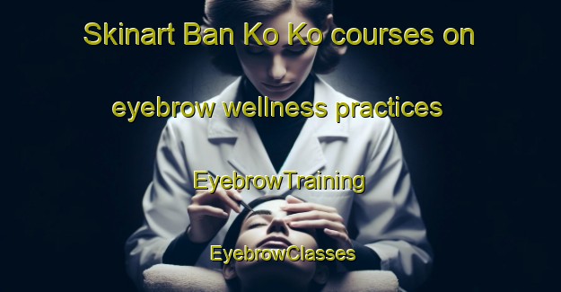 Skinart Ban Ko Ko courses on eyebrow wellness practices | EyebrowTraining | EyebrowClasses | SkinartTraining-Thailand