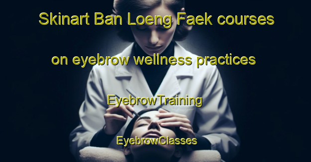 Skinart Ban Loeng Faek courses on eyebrow wellness practices | EyebrowTraining | EyebrowClasses | SkinartTraining-Thailand