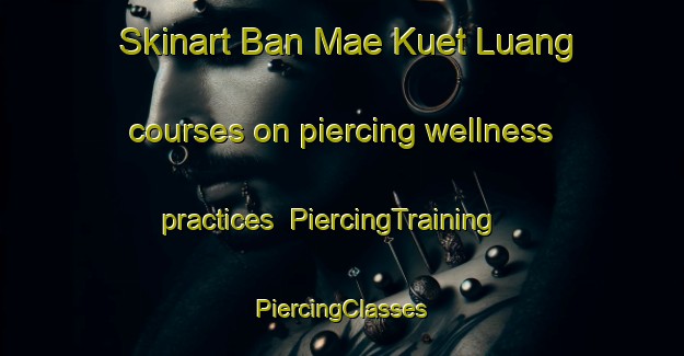 Skinart Ban Mae Kuet Luang courses on piercing wellness practices | #PiercingTraining #PiercingClasses #SkinartTraining-Thailand