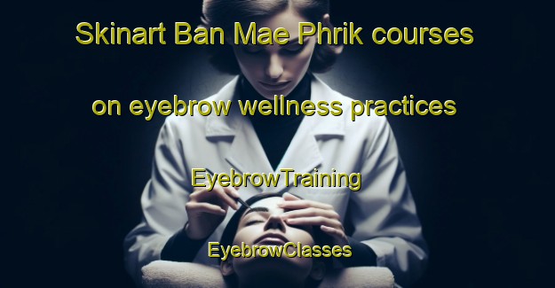 Skinart Ban Mae Phrik courses on eyebrow wellness practices | EyebrowTraining | EyebrowClasses | SkinartTraining-Thailand