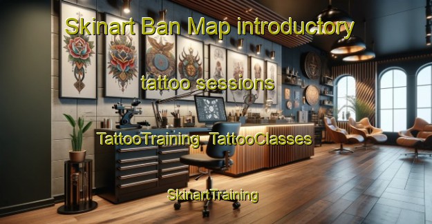 Skinart Ban Map introductory tattoo sessions | TattooTraining | TattooClasses | SkinartTraining-Thailand