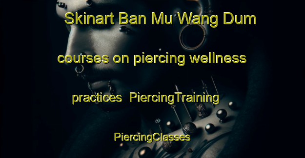 Skinart Ban Mu Wang Dum courses on piercing wellness practices | #PiercingTraining #PiercingClasses #SkinartTraining-Thailand