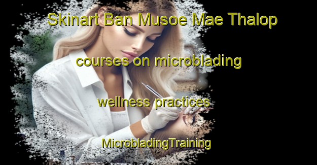 Skinart Ban Musoe Mae Thalop courses on microblading wellness practices | #MicrobladingTraining #MicrobladingClasses #SkinartTraining-Thailand