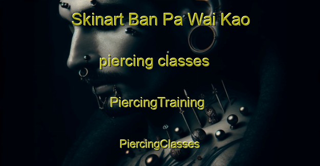 Skinart Ban Pa Wai Kao piercing classes | #PiercingTraining #PiercingClasses #SkinartTraining-Thailand