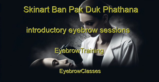 Skinart Ban Pak Duk Phathana introductory eyebrow sessions | EyebrowTraining | EyebrowClasses | SkinartTraining-Thailand