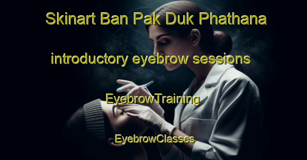 Skinart Ban Pak Duk Phathana introductory eyebrow sessions | EyebrowTraining | EyebrowClasses | SkinartTraining-Thailand