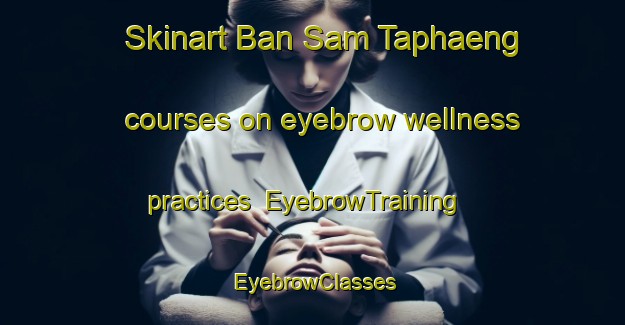 Skinart Ban Sam Taphaeng courses on eyebrow wellness practices | EyebrowTraining | EyebrowClasses | SkinartTraining-Thailand
