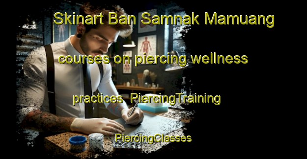 Skinart Ban Samnak Mamuang courses on piercing wellness practices | #PiercingTraining #PiercingClasses #SkinartTraining-Thailand