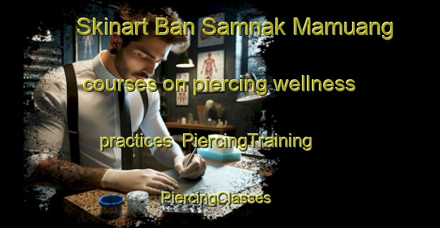 Skinart Ban Samnak Mamuang courses on piercing wellness practices | PiercingTraining | PiercingClasses | SkinartTraining-Thailand