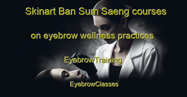 Skinart Ban Sum Saeng courses on eyebrow wellness practices | EyebrowTraining | EyebrowClasses | SkinartTraining-Thailand