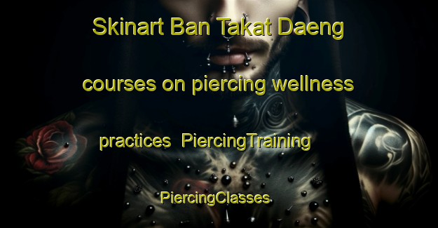 Skinart Ban Takat Daeng courses on piercing wellness practices | PiercingTraining | PiercingClasses | SkinartTraining-Thailand