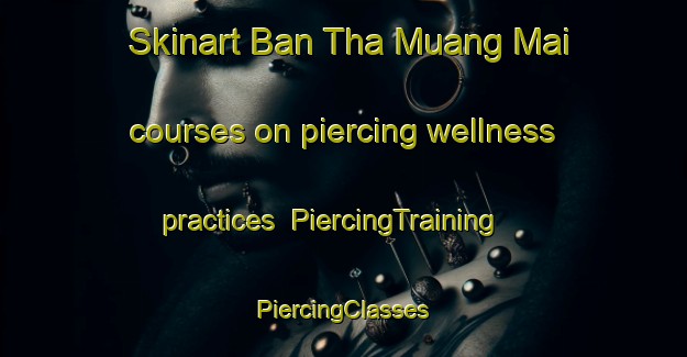 Skinart Ban Tha Muang Mai courses on piercing wellness practices | #PiercingTraining #PiercingClasses #SkinartTraining-Thailand