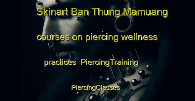 Skinart Ban Thung Mamuang courses on piercing wellness practices | PiercingTraining | PiercingClasses | SkinartTraining-Thailand