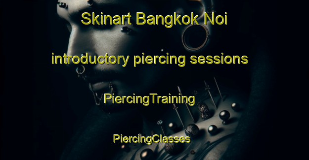 Skinart Bangkok Noi introductory piercing sessions | PiercingTraining | PiercingClasses | SkinartTraining-Thailand